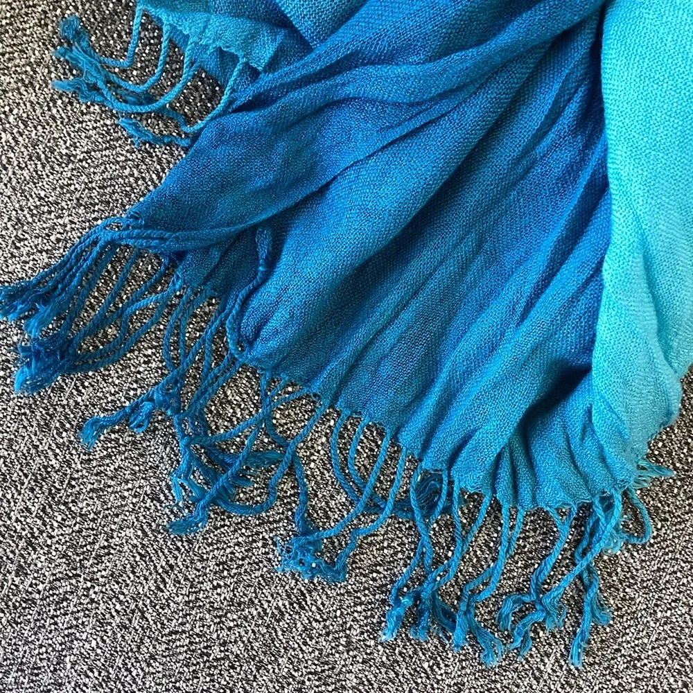 Blue Ombré Scarf